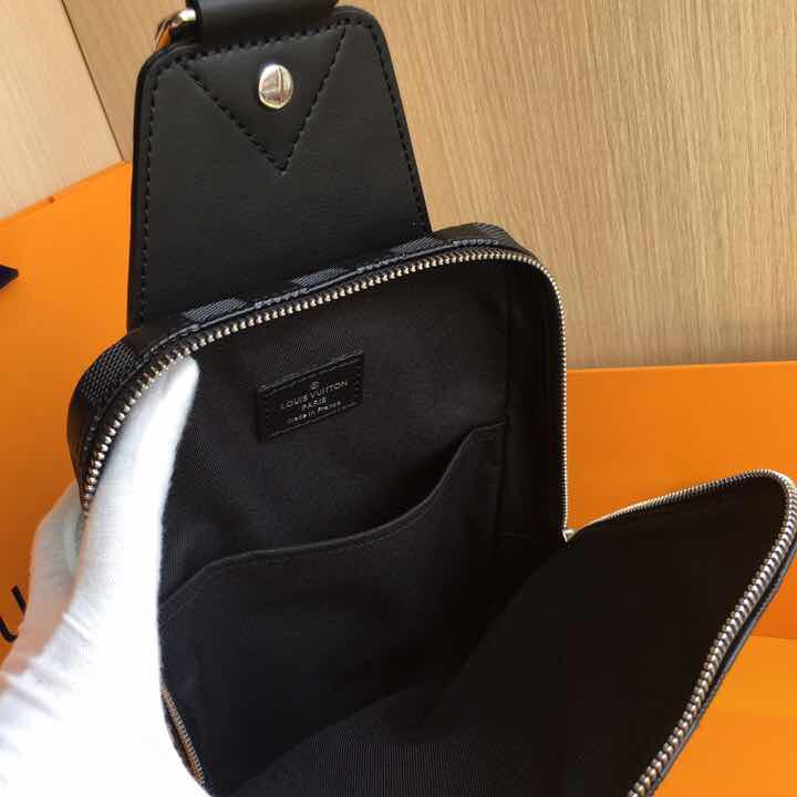 Louis Vuitton Black Argyle Bag - FashionPlug