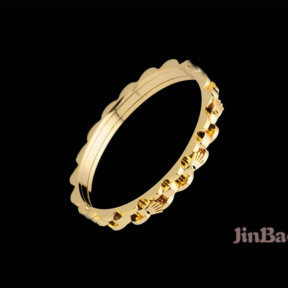 Rolex Bracelet In Golden - FashionPlug