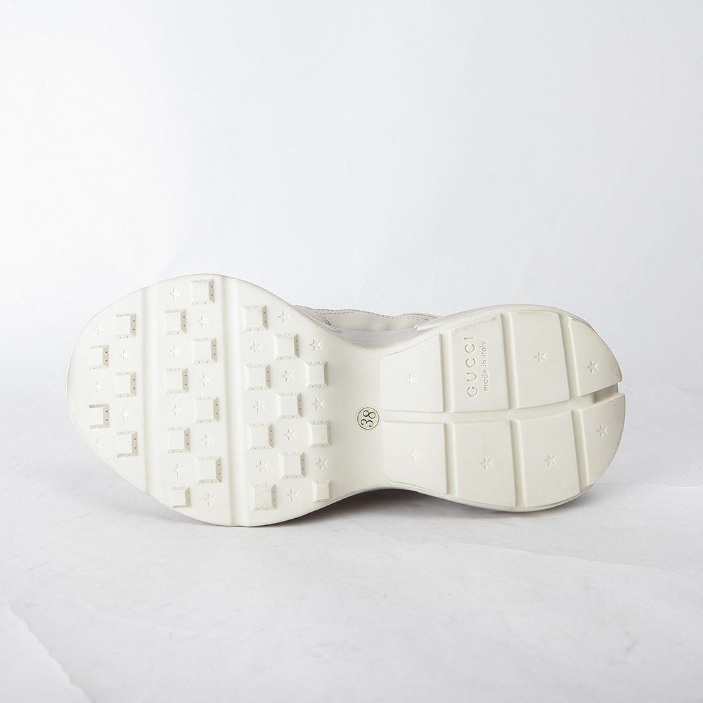 Gucci Rhyton Sneaker With Mouth Print - FashionPlug