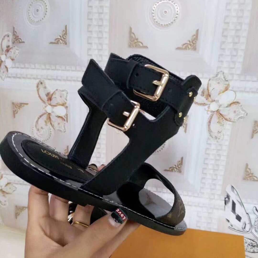 Louis Vuitton Monogram Nomad Women Sandals  - FashionPlug