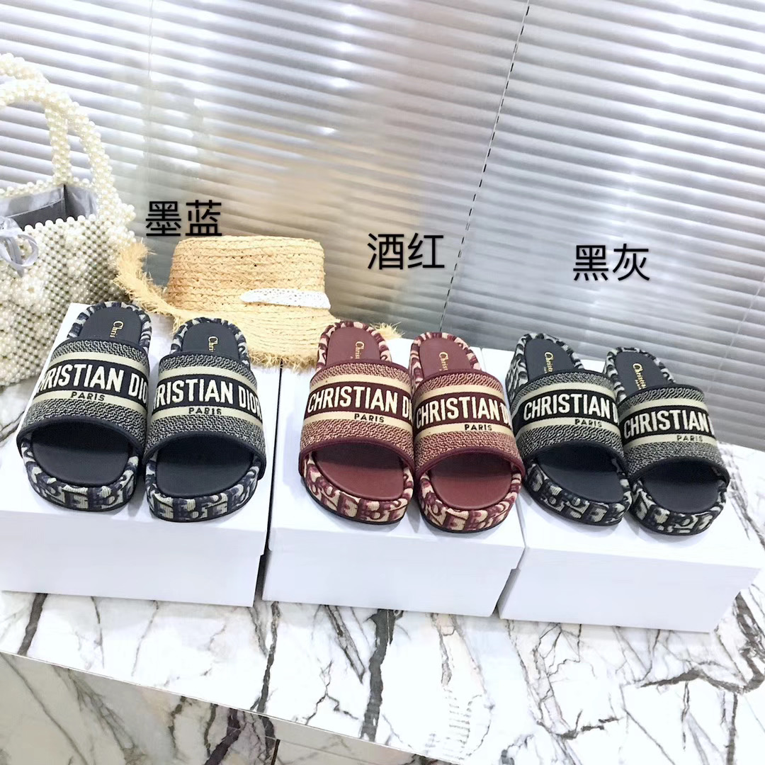Dior Christian Dior Platform & Wedge Sandals - FashionPlug