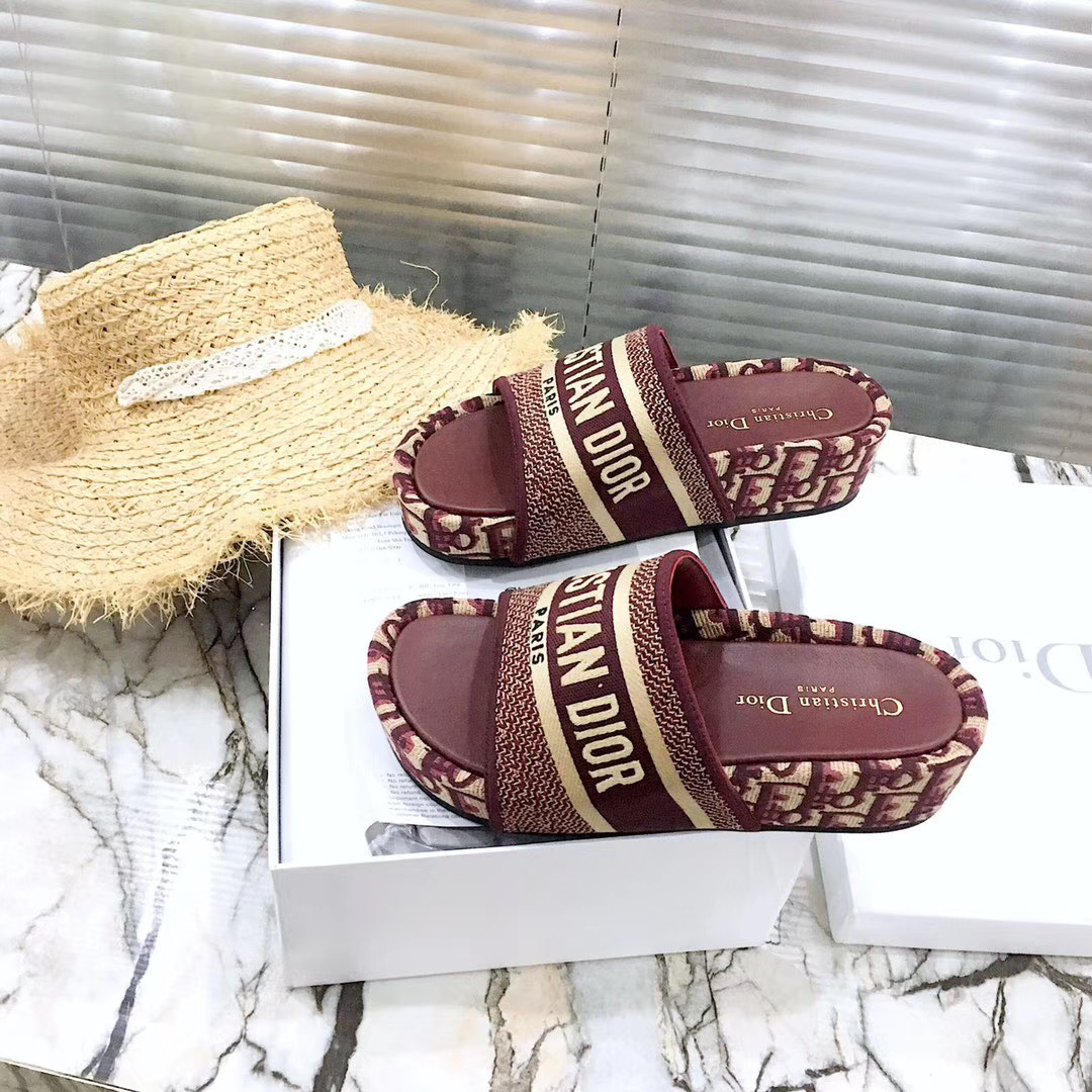 Dior Christian Dior Platform & Wedge Sandals - FashionPlug