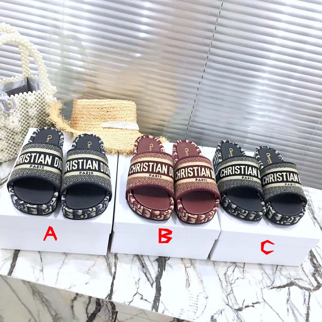Dior Christian Dior Platform & Wedge Sandals - FashionPlug