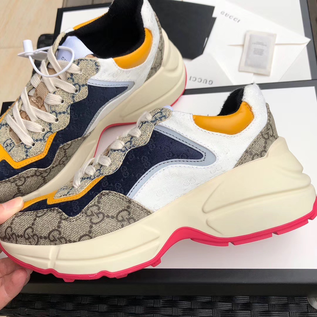 Gucci GG Rhyton Sneaker (UK SIZE) - FashionPlug