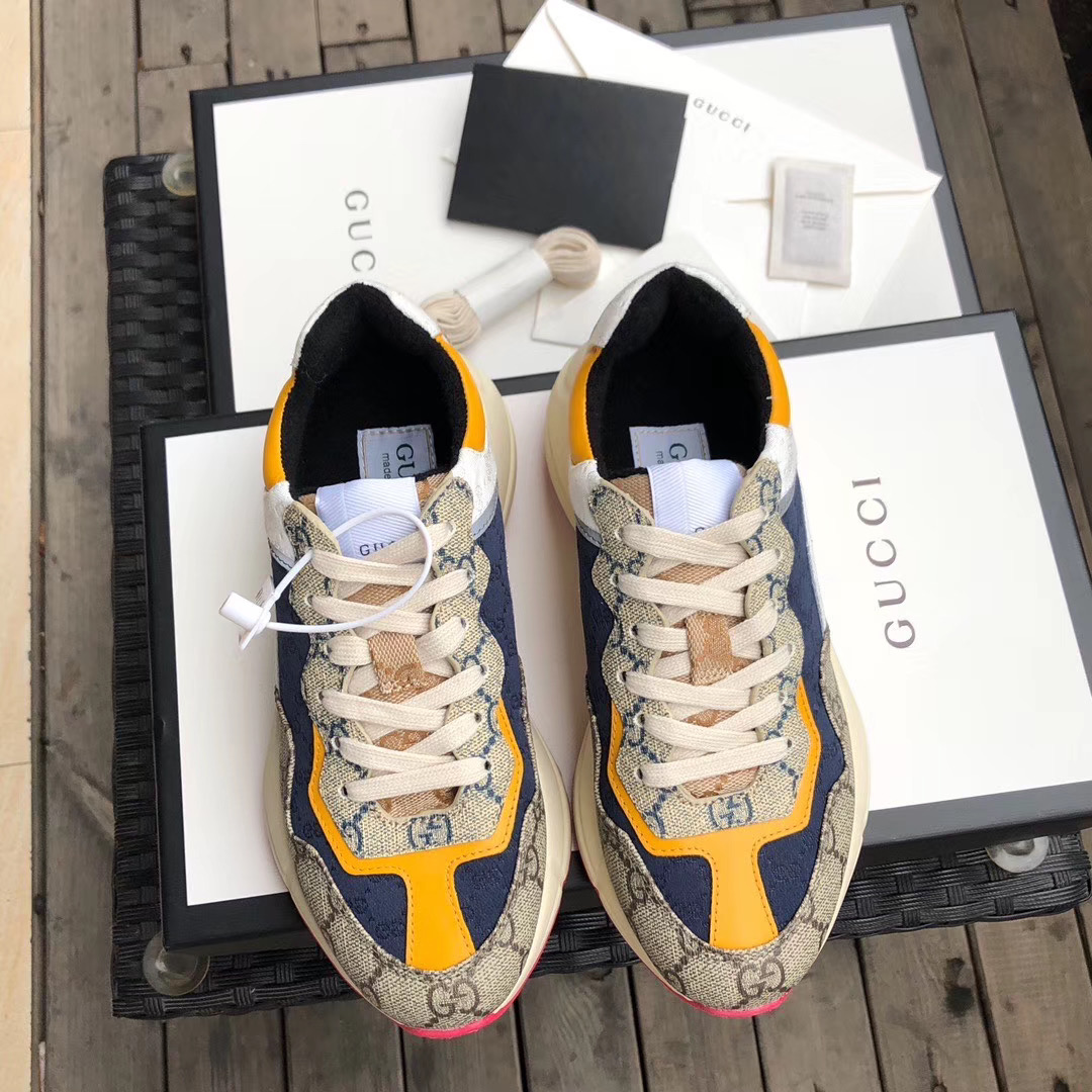 Gucci GG Rhyton Sneaker (UK SIZE) - FashionPlug