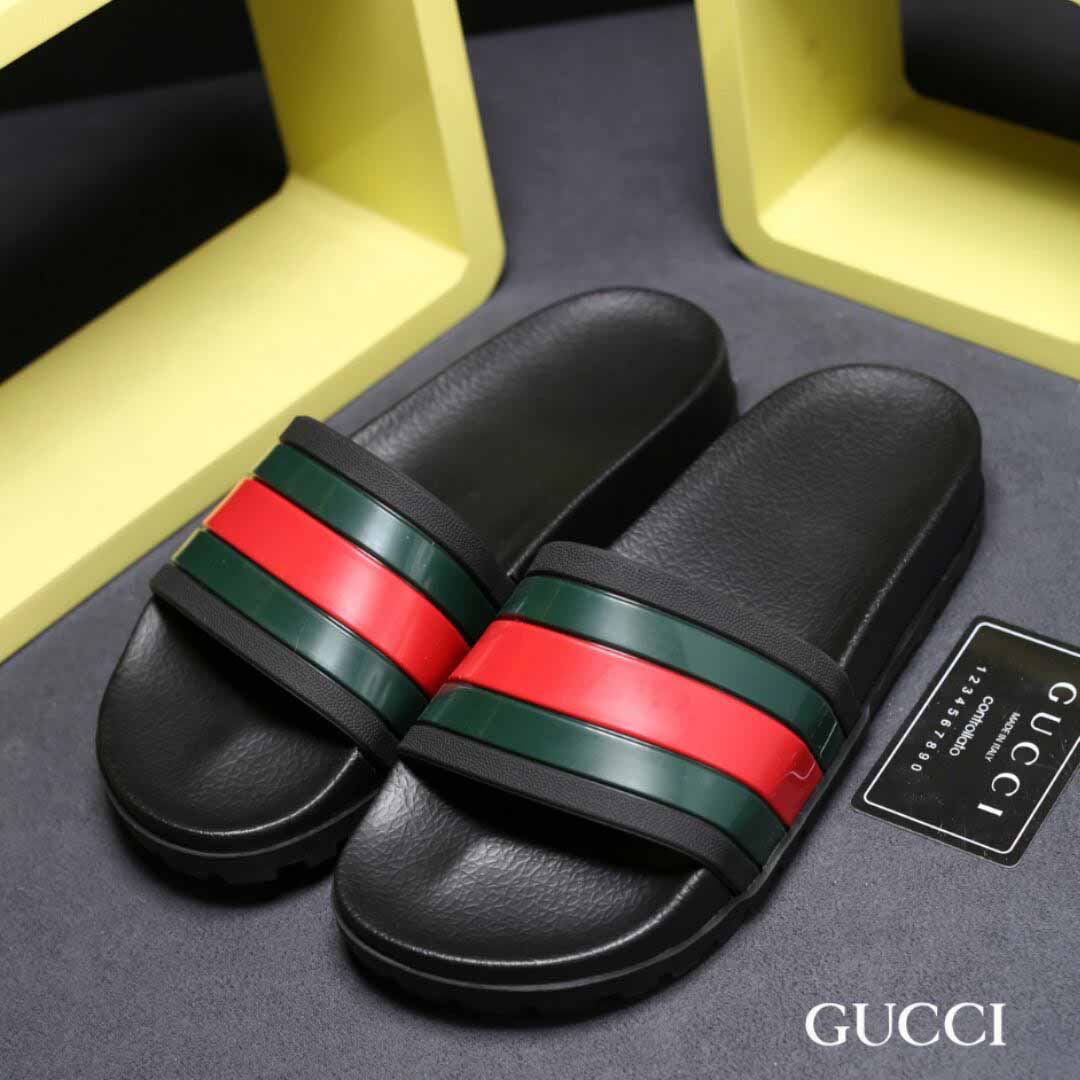 Gucci Web Slide Sandal - FashionPlug