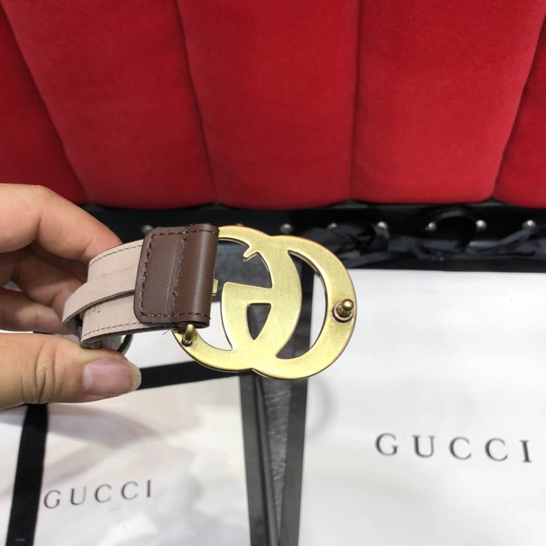 Gucci GG Belt With Double G Buckle - FashionPlug