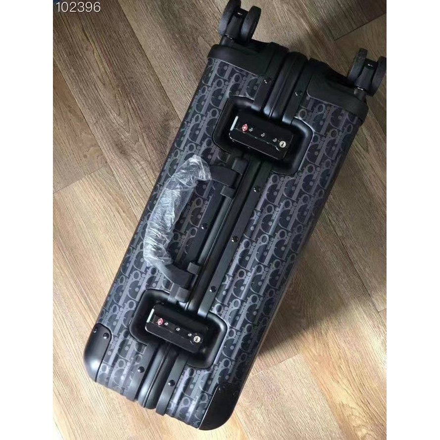 Dior Oblique Luggage - FashionPlug