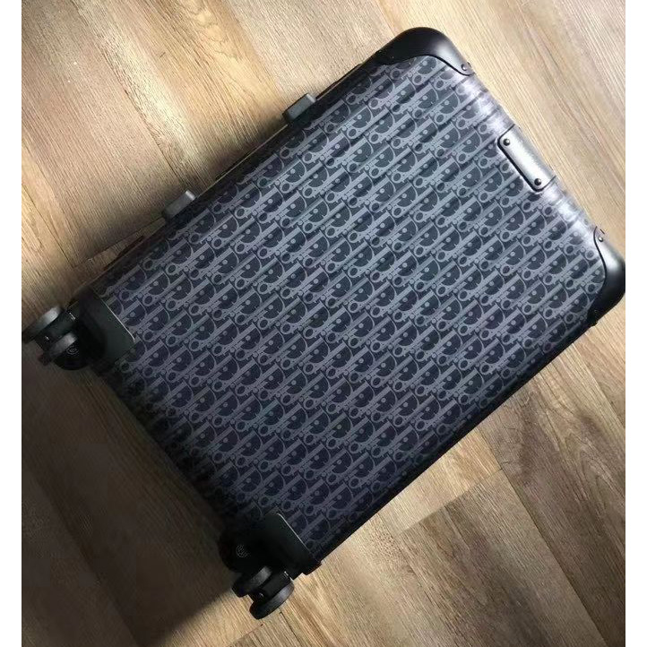 Dior Oblique Luggage - FashionPlug