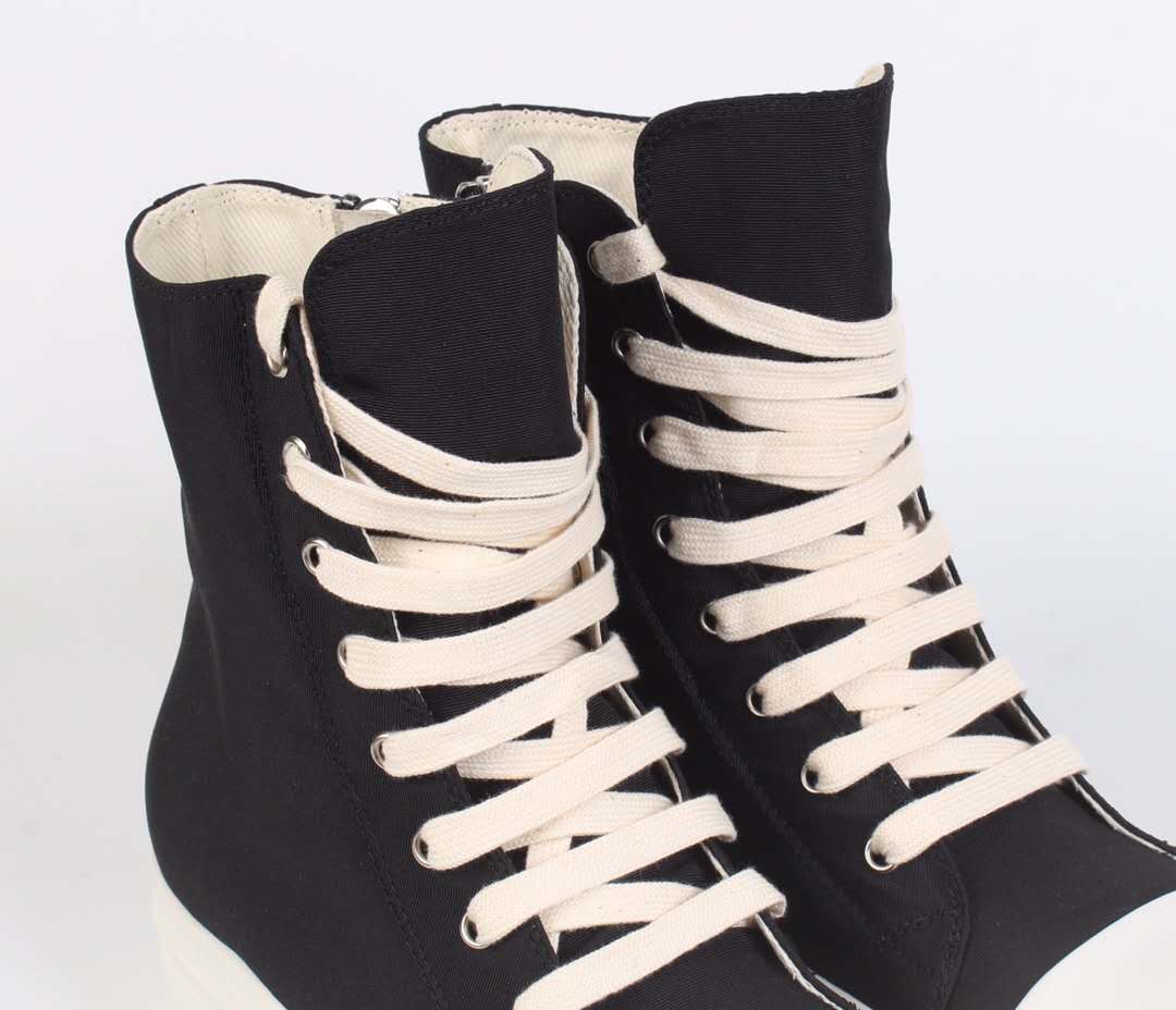 Rick Owens High Top Sneakers - FashionPlug