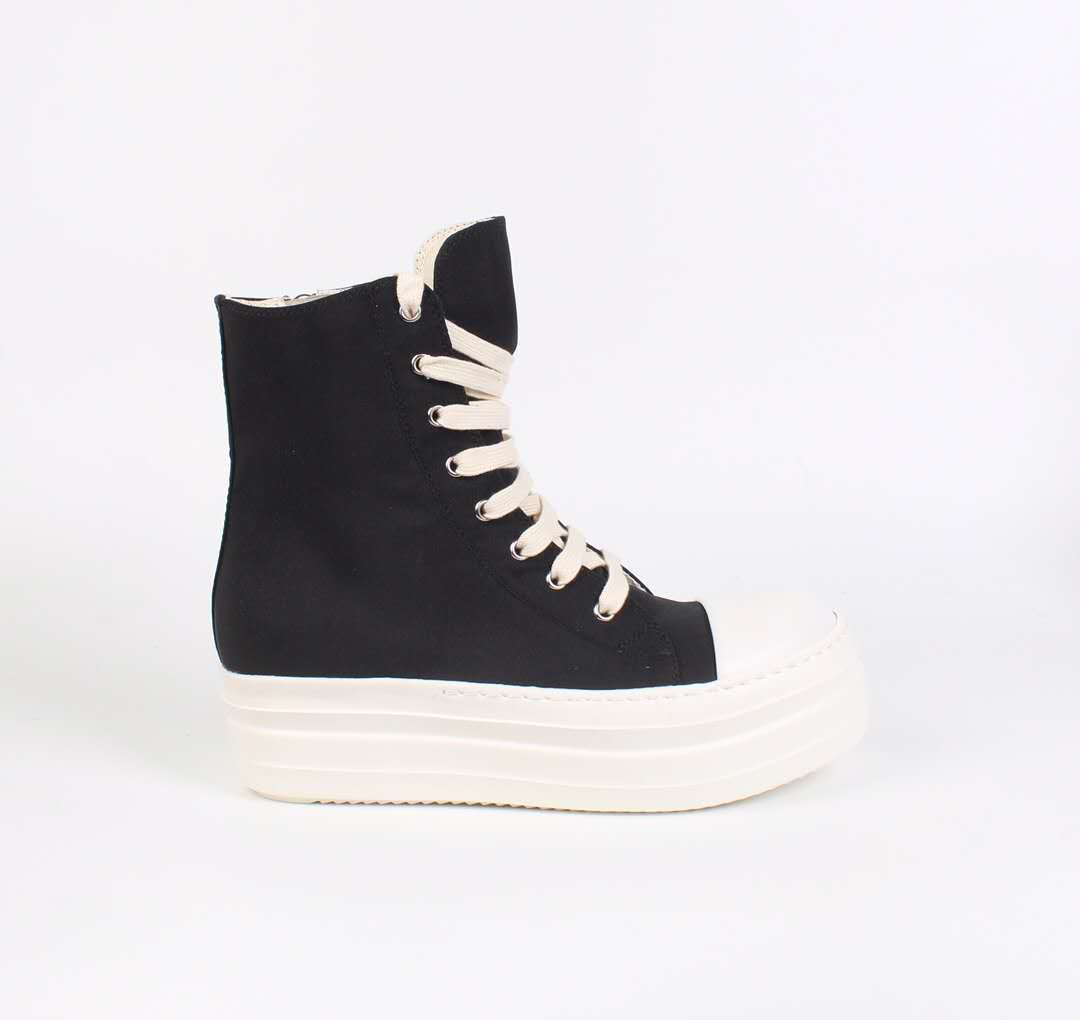 Rick Owens High Top Sneakers - FashionPlug