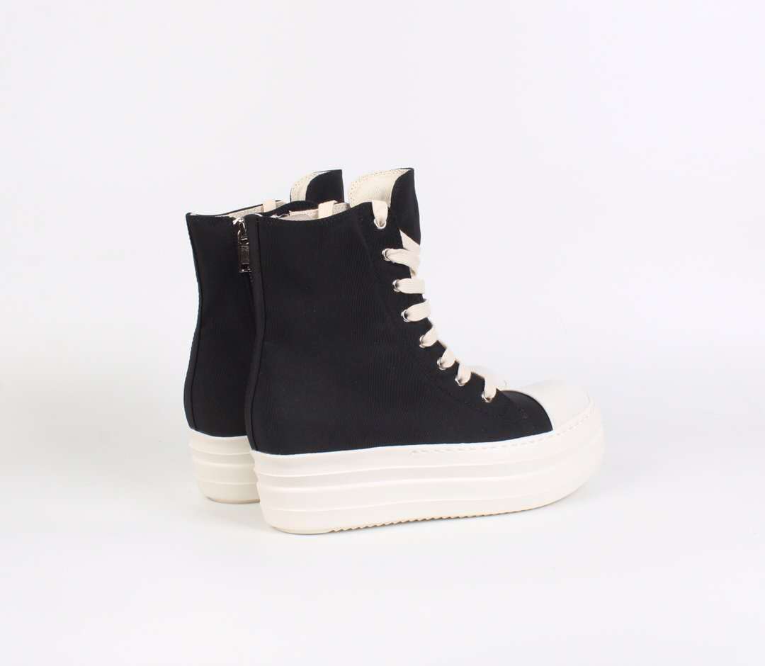 Rick Owens High Top Sneakers - FashionPlug