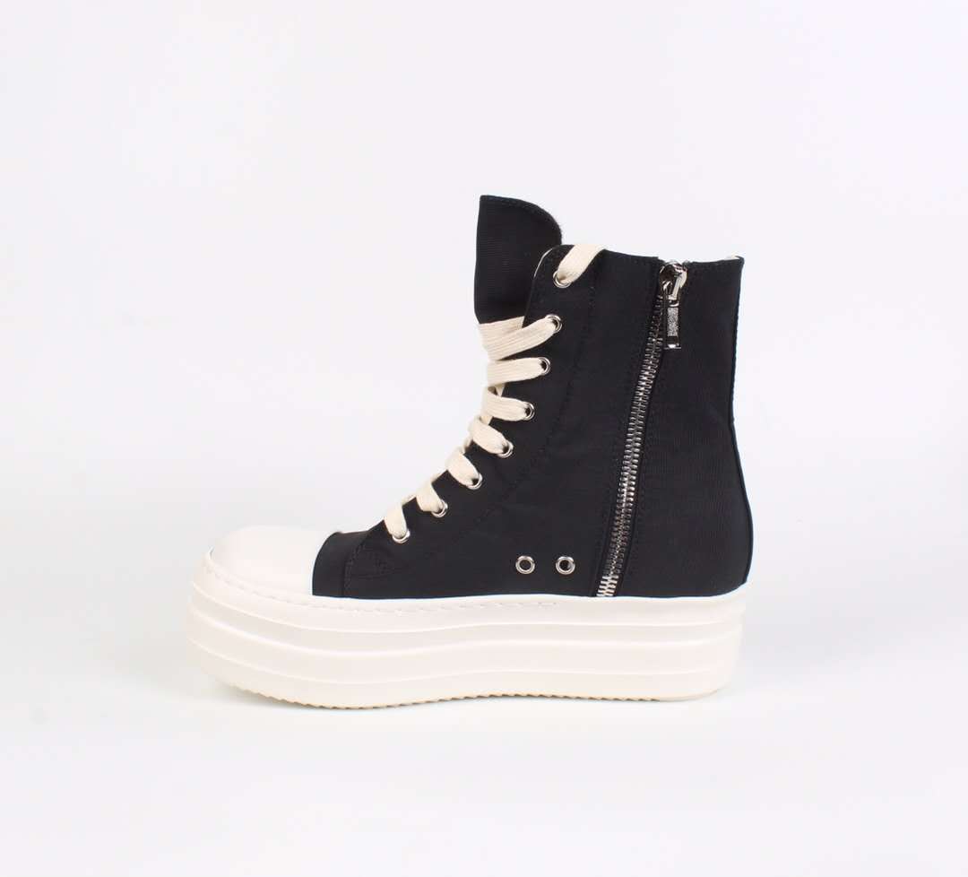 Rick Owens High Top Sneakers - FashionPlug