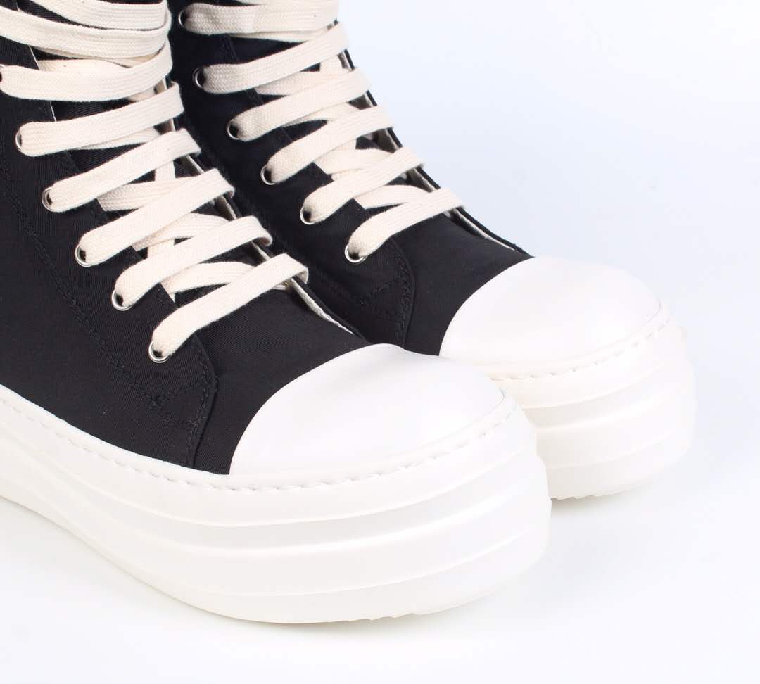 Rick Owens High Top Sneakers - FashionPlug