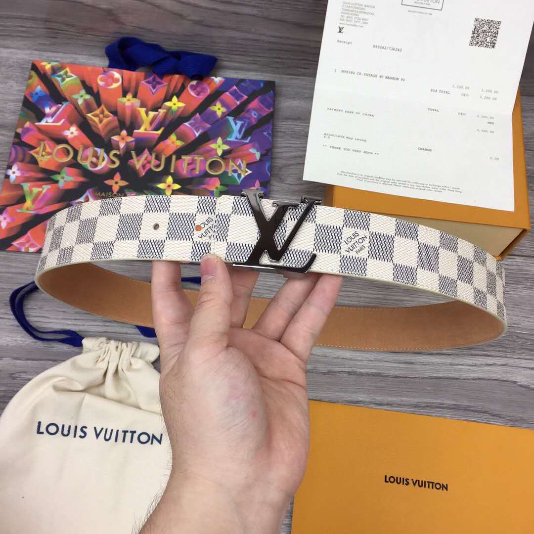 Louis Vuitton Initiales Damier Belt - FashionPlug