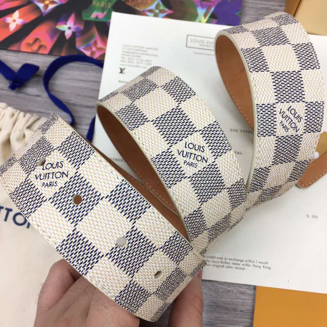 Louis Vuitton Initiales Damier Belt - FashionPlug