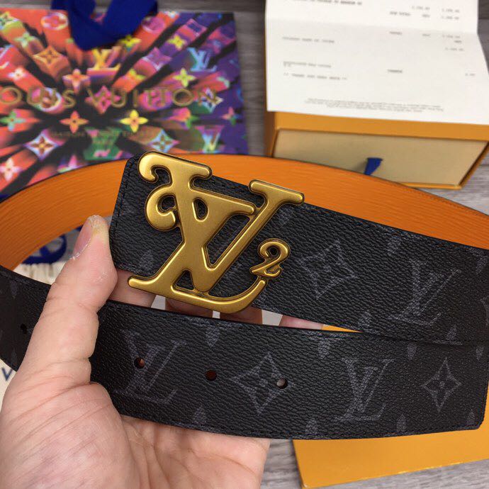 Louis Vuitton Squared 40MM Belt - FashionPlug