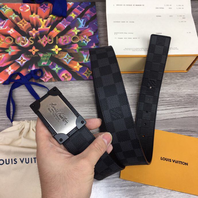 Louis Vuitton Neo Trunk 40mm Belt - FashionPlug
