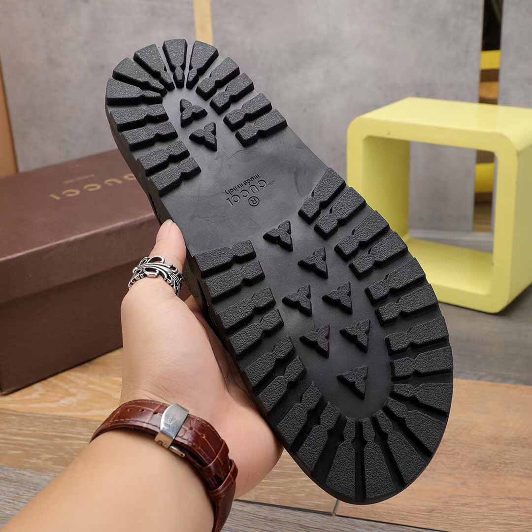 Gucci GG Slides Thong Sandals  - FashionPlug