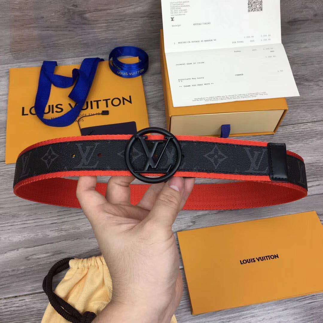 Louis Vuitton Monogram Belt  - FashionPlug