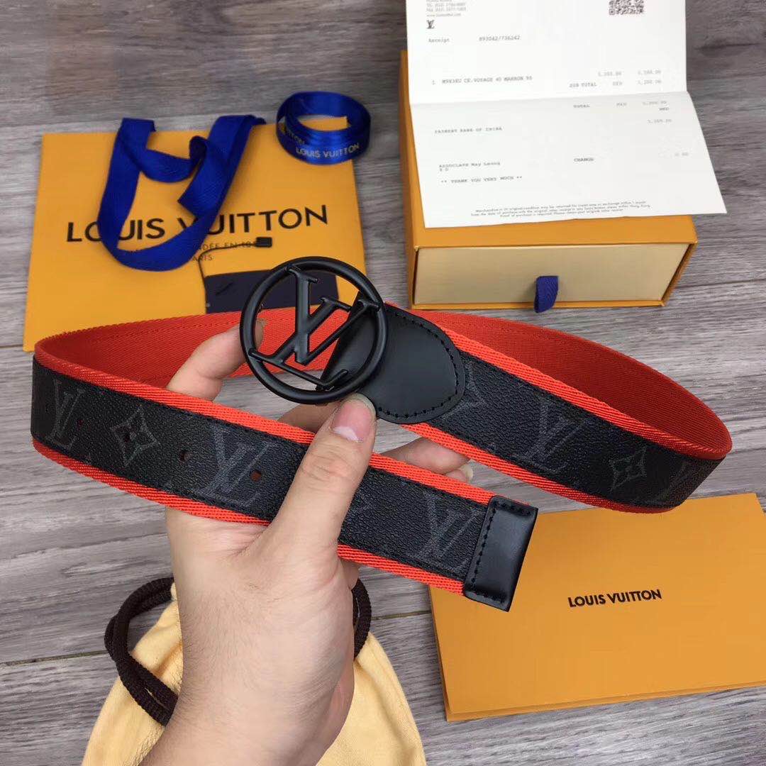 Louis Vuitton Monogram Belt  - FashionPlug
