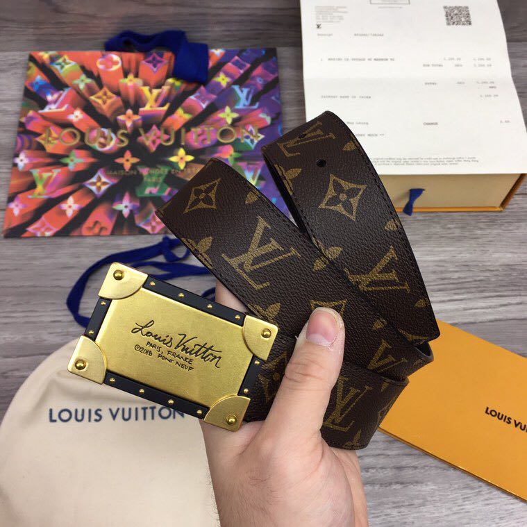 Louis Vuitton Neo Trunk 40MM Belt - FashionPlug