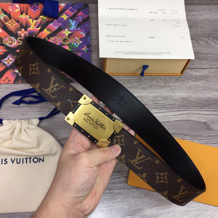 Louis Vuitton Neo Trunk 40MM Belt - FashionPlug
