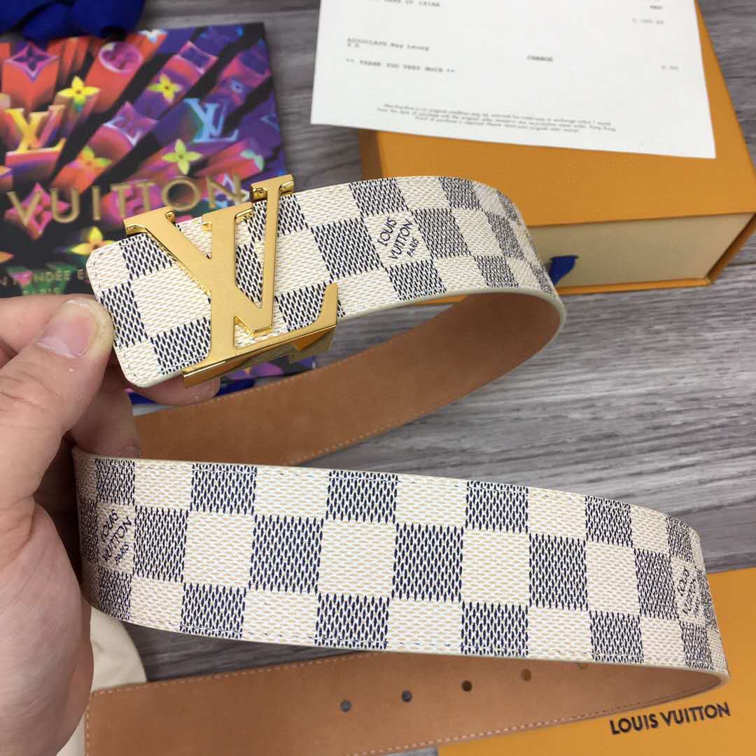 Louis Vuitton Initiales Damier Belt - FashionPlug