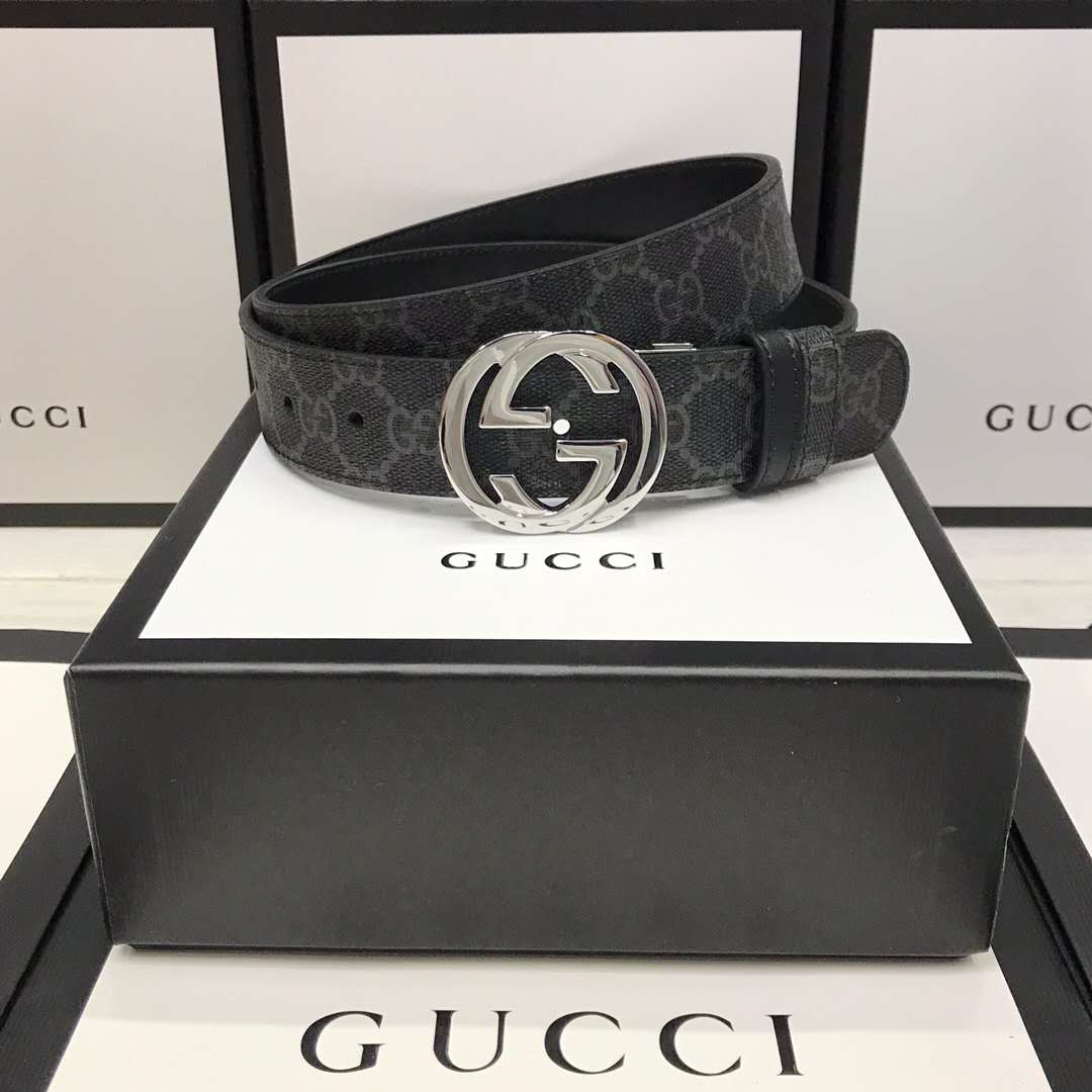Gucci GG Belt With Double G Buckle - FashionPlug