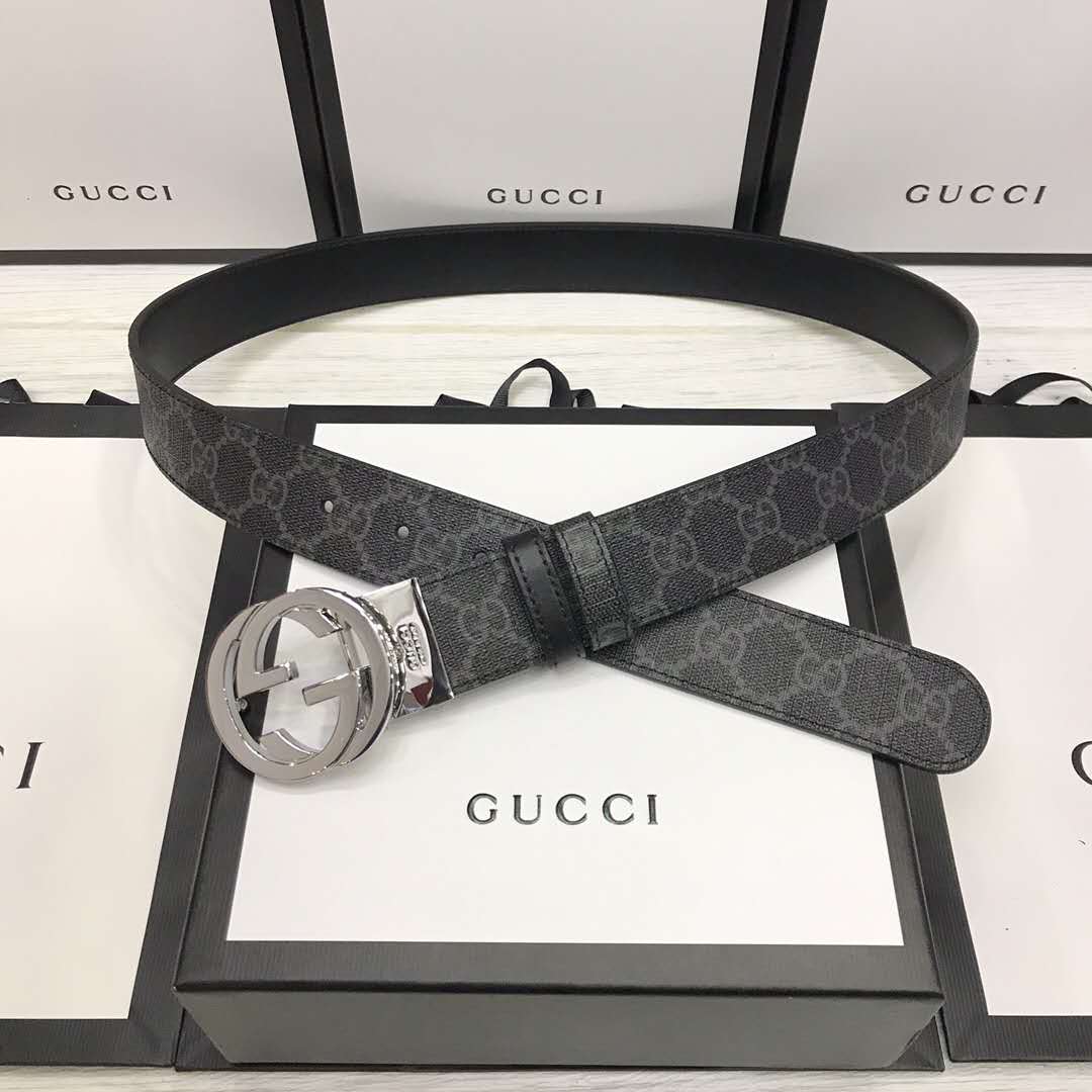 Gucci GG Belt With Double G Buckle - FashionPlug