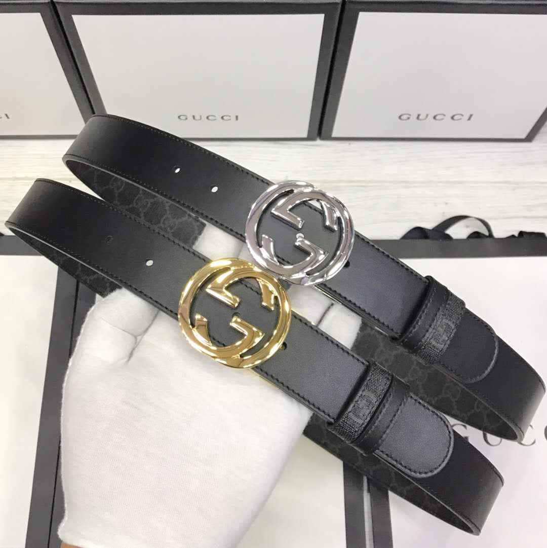 Gucci GG Belt With Double G Buckle - FashionPlug