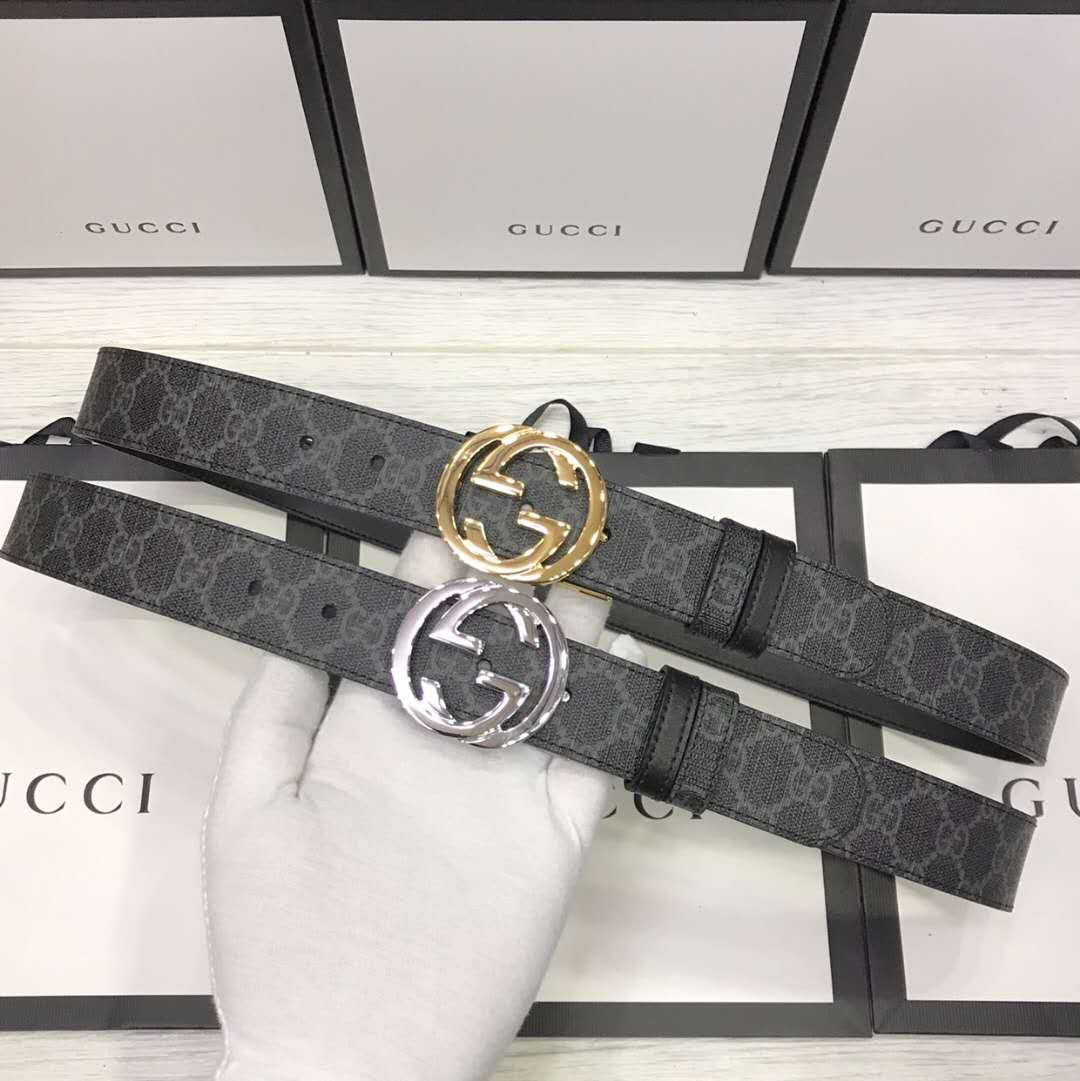 Gucci GG Belt With Double G Buckle - FashionPlug