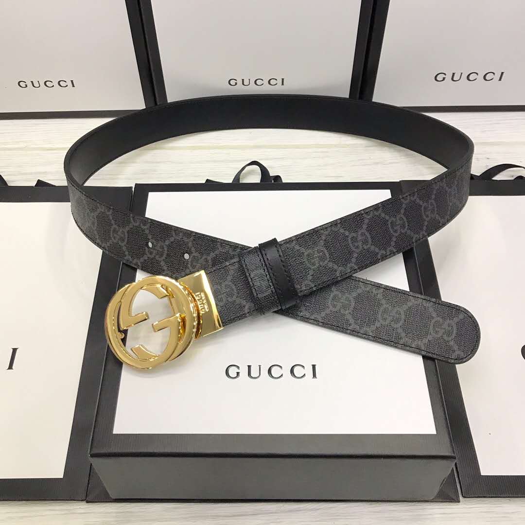 Gucci GG Belt With Double G Buckle - FashionPlug
