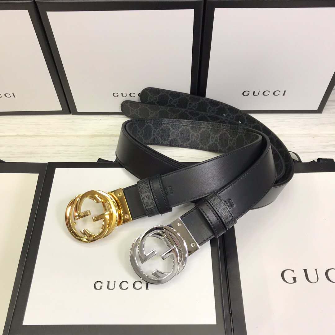 Gucci GG Belt With Double G Buckle - FashionPlug