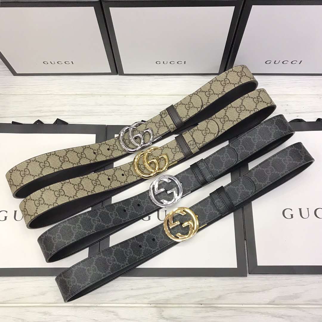 Gucci GG Belt With Double G Buckle - FashionPlug