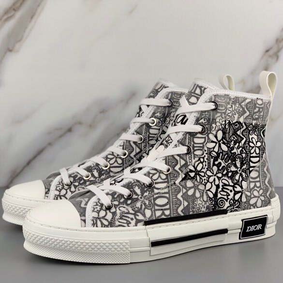 Dior B23 High Top Sneaker - FashionPlug