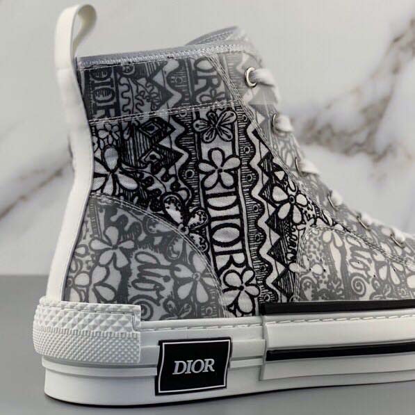 Dior B23 High Top Sneaker - FashionPlug