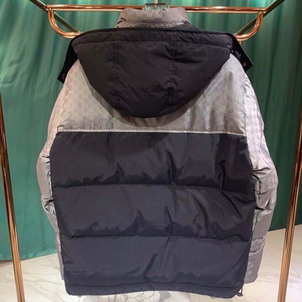 Gucci GG Jacquard Nylon Jacket - FashionPlug