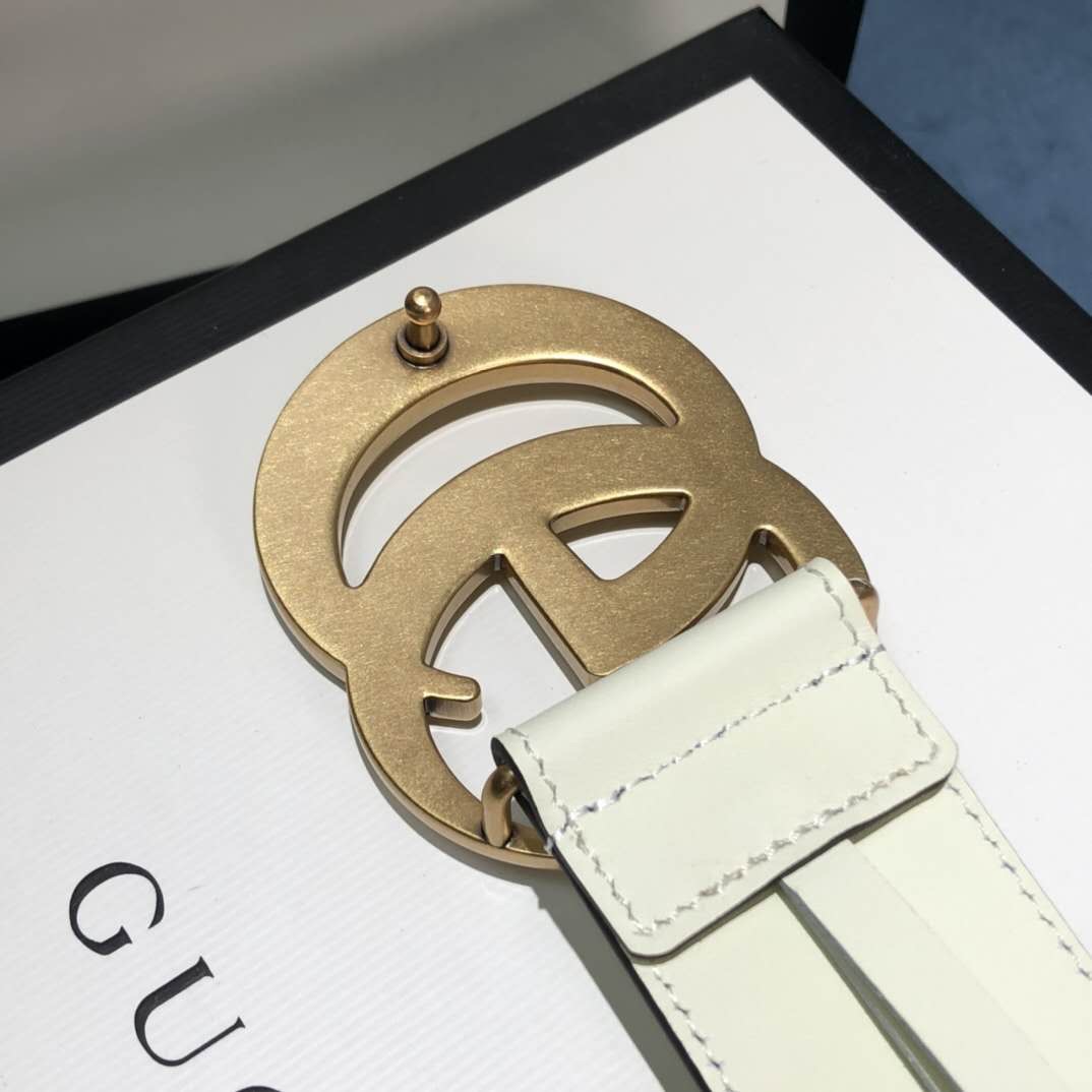 Gucci GG Belt With Double G Buckle - FashionPlug