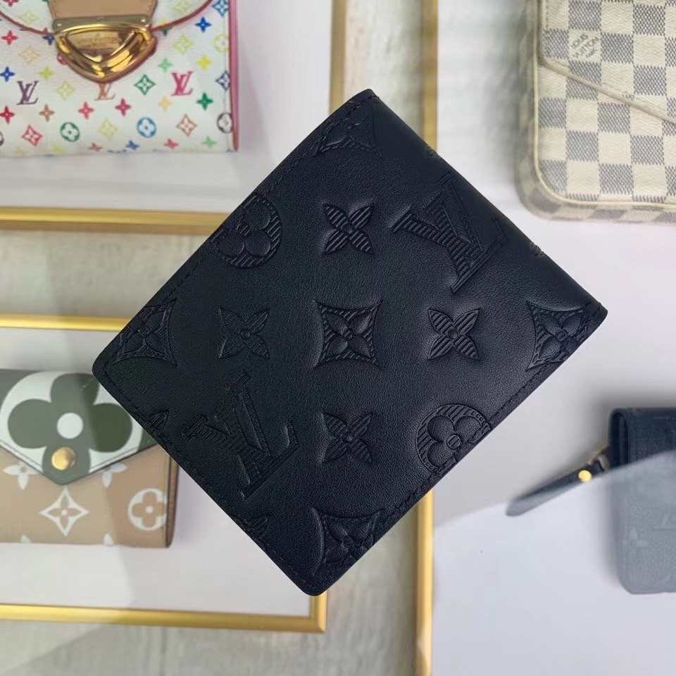 Louis Vuitton  Monogram Black Wallet - FashionPlug