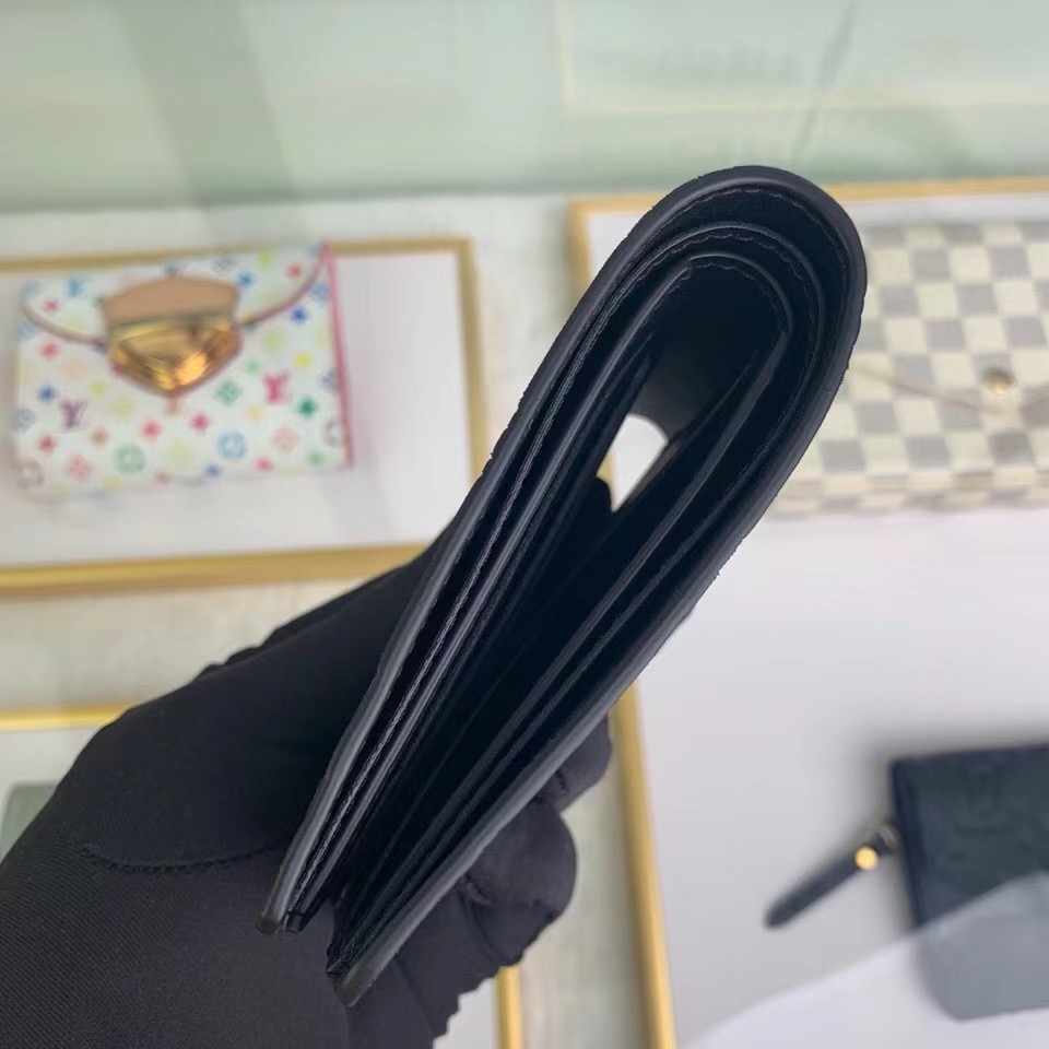 Louis Vuitton  Monogram Black Wallet - FashionPlug