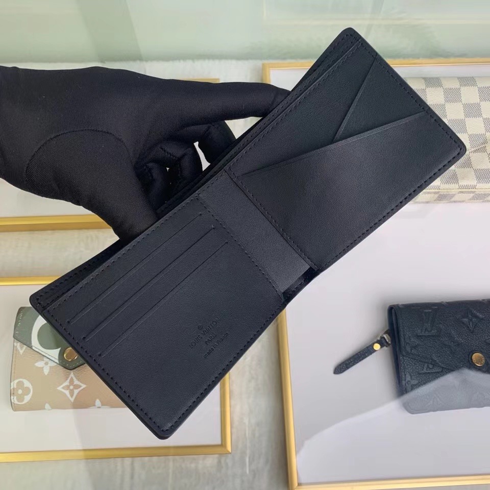 Louis Vuitton  Monogram Black Wallet - FashionPlug