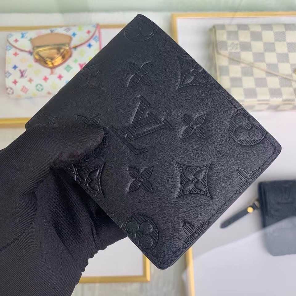 Louis Vuitton  Monogram Black Wallet - FashionPlug