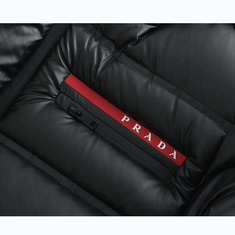 Prada Zipper Down Jacket - FashionPlug