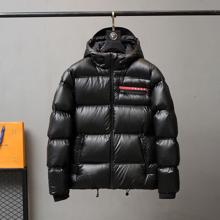 Prada Zipper Down Jacket - FashionPlug