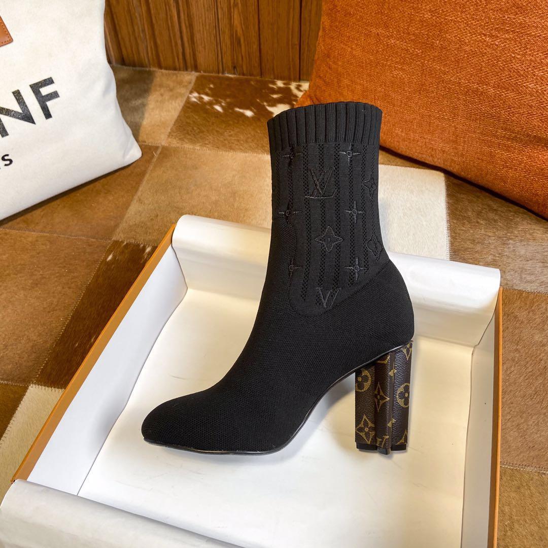Louis Vuitton Women's Monogram High Heels - FashionPlug