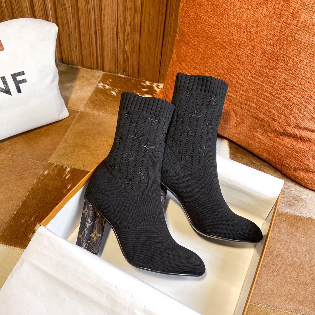Louis Vuitton Women's Monogram High Heels - FashionPlug