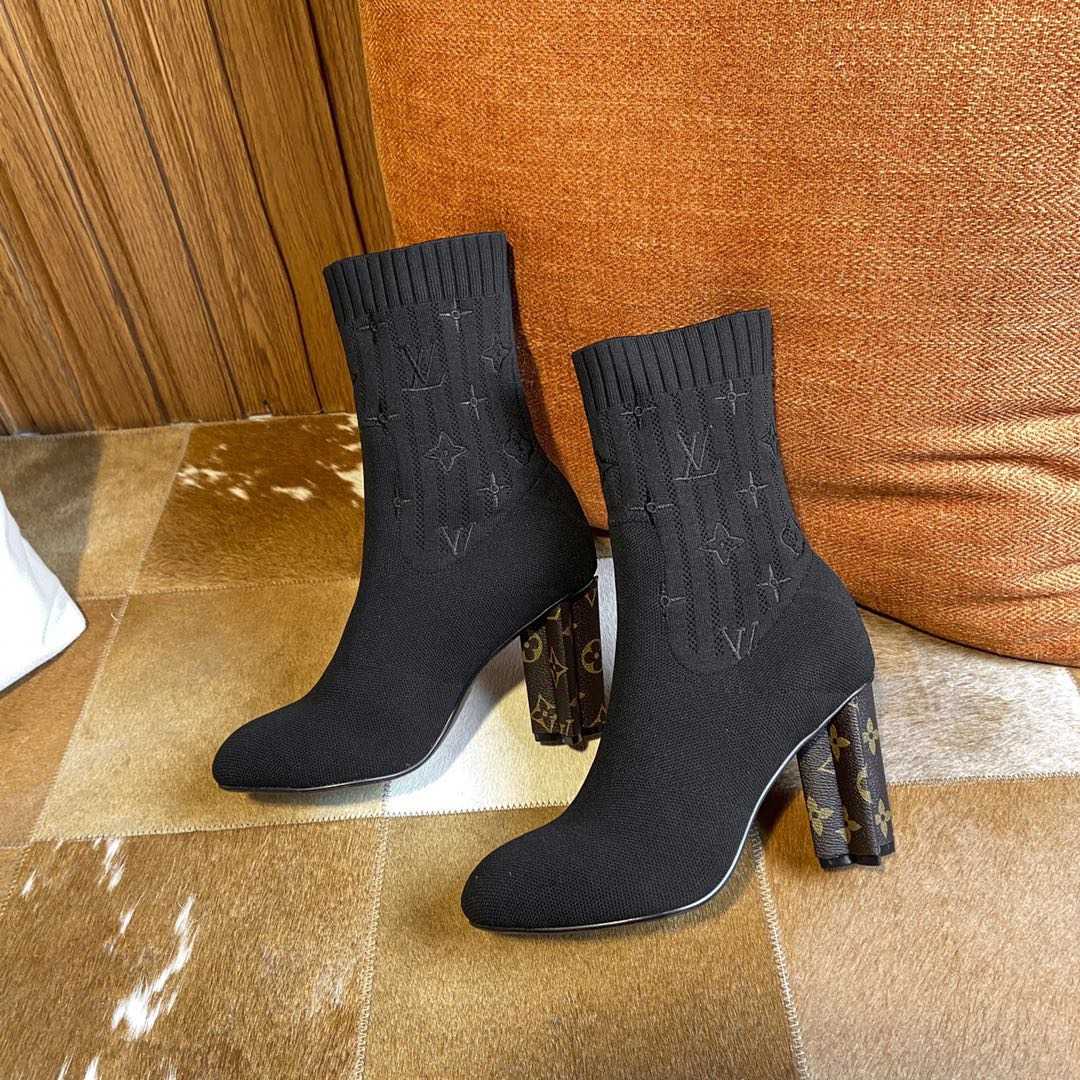 Louis Vuitton Women's Monogram High Heels - FashionPlug