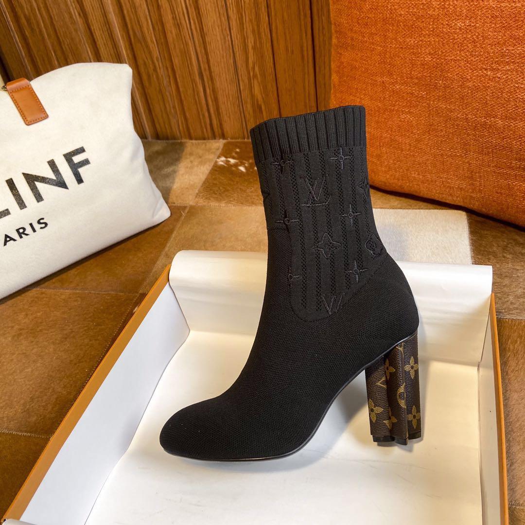 Louis Vuitton Women's Monogram High Heels - FashionPlug