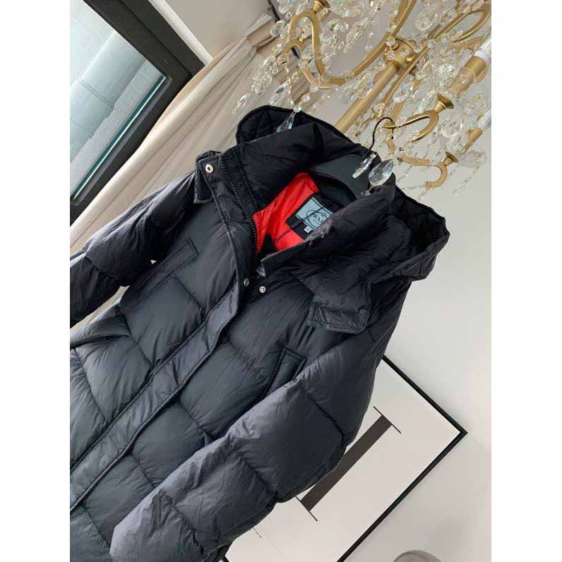 Prada Goose Down Long Jacket  - FashionPlug